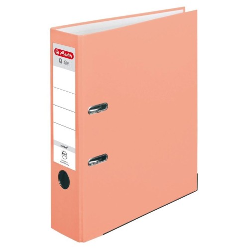 Segregator A4 PP 8cm Salmon Q file, HERLITZ