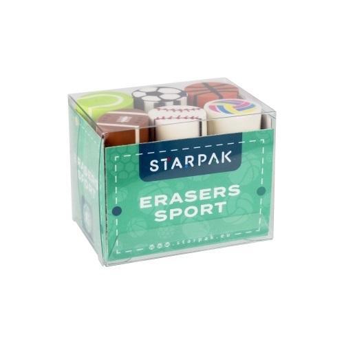 Gumka do mazania Sport 6szt, STARPAK