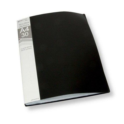 Teczka A4/30 ofertowa czarna, Polsirhurt
