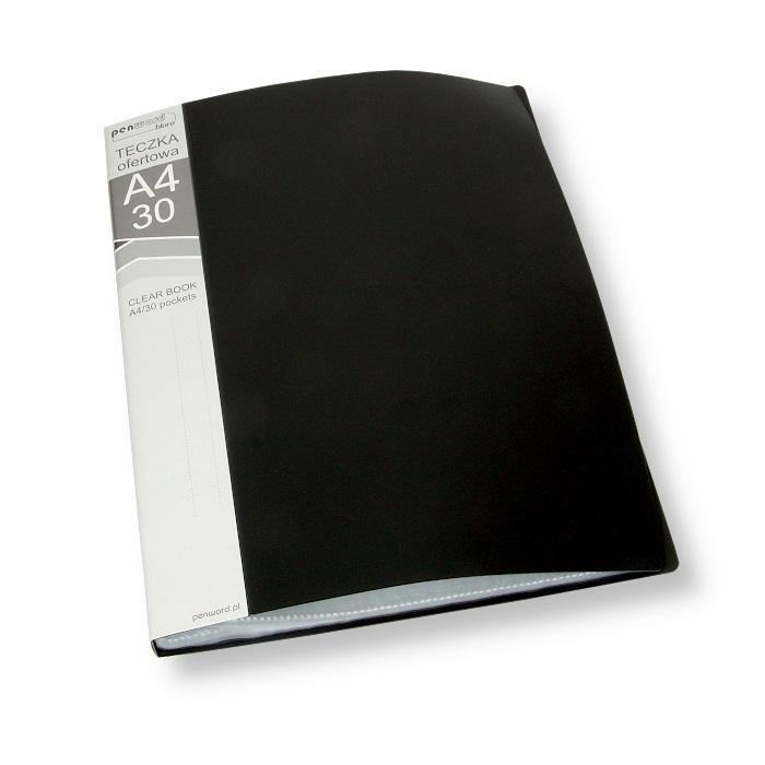 Teczka A4/30 ofertowa czarna, Polsirhurt