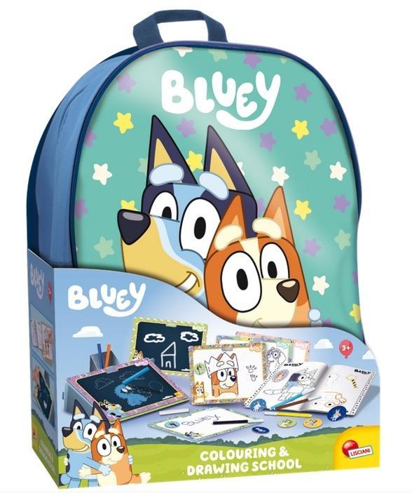 Bluey szkoła rysowania z plecakiem, Lisciani