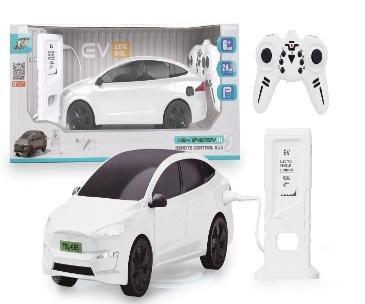Auto RC ze stacją do ładowania białe, Artyk