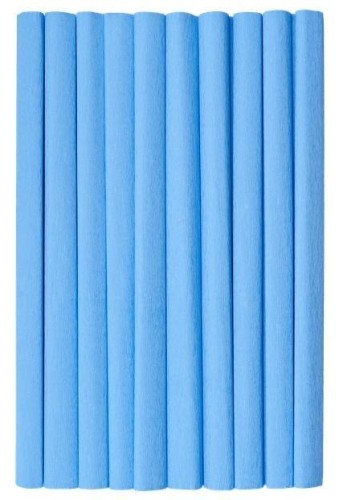 Bibuła marszczona błękit 50x200cm (10szt) HERLITZ