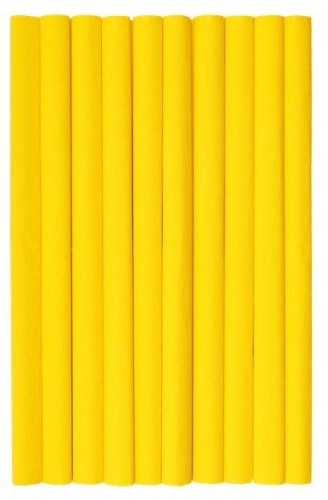 Bibuła marszczona żółta 50x200cm (10szt) HERLITZ