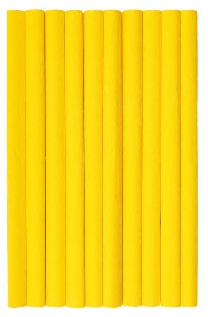 Bibuła marszczona żółta 50x200cm (10szt) HERLITZ