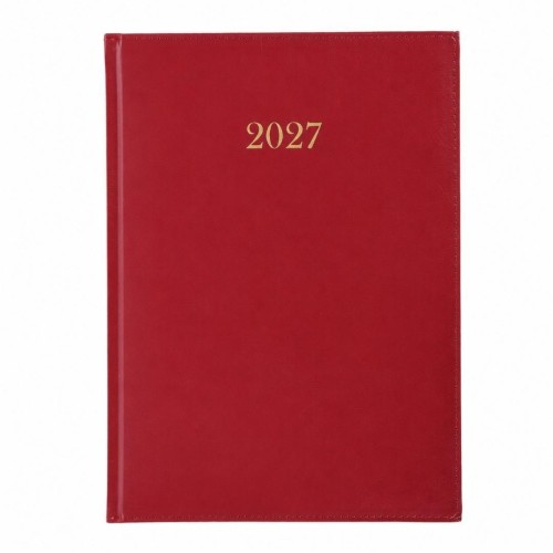 Terminarz 2027 tygodniowy A4 Divas czerwony