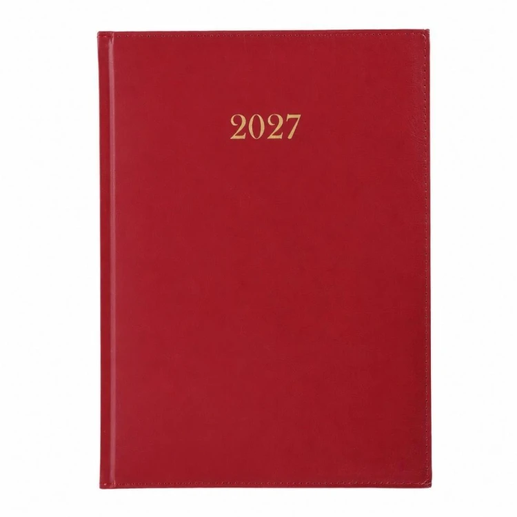Terminarz 2027 tygodniowy A4 Divas czerwony
