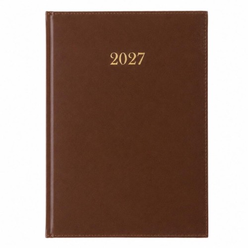 Terminarz 2027 tygodniowy A4 Divas brązowy