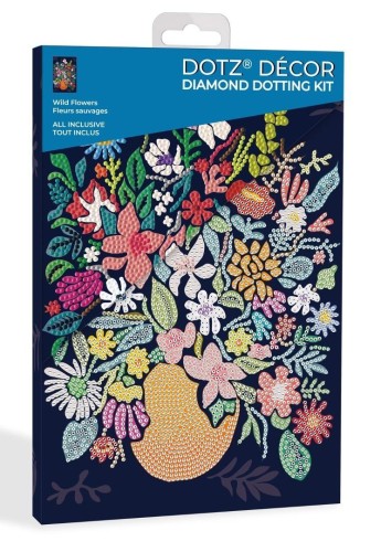 Diamond Dotz - Adults Wild Flowers, Diamond Dotz