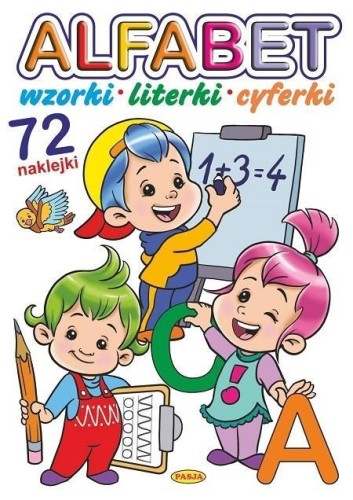 Alfabet. Wzorki, literki, cyferki, Mariola Budek