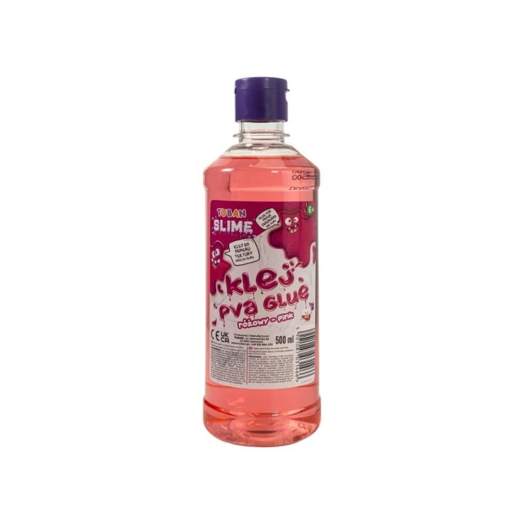 Klej różowy PVA 500ml TUBAN, Tuban