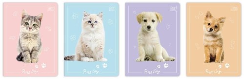 Zeszyt A5/16K kratka UV Puppy Sign (20szt)