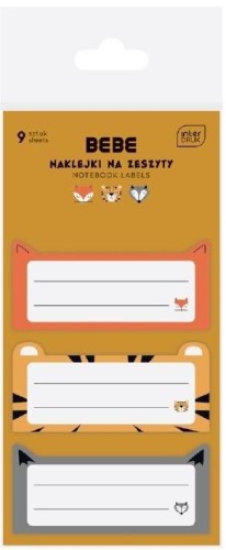 Naklejki na zeszyt BB Friend Boys 9szt, INTERDRUK