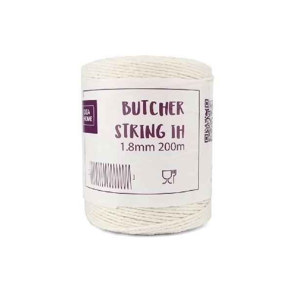Sznurek wędliniarski ih 1.8mm 200m biały, IDEA