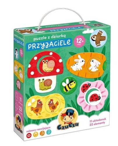 CzuCzu Puzzle z dziurką Przyjaciele 12m+