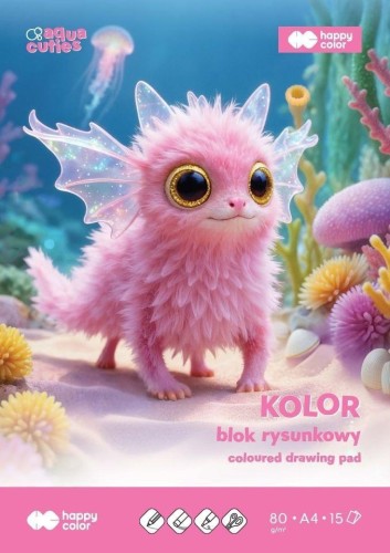 Blok rysunkowy kolor A3/15K 80g HAPPY COLOR, GDD