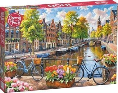 Puzzle 1000 Amsterdam Tulips, CherryPazzi