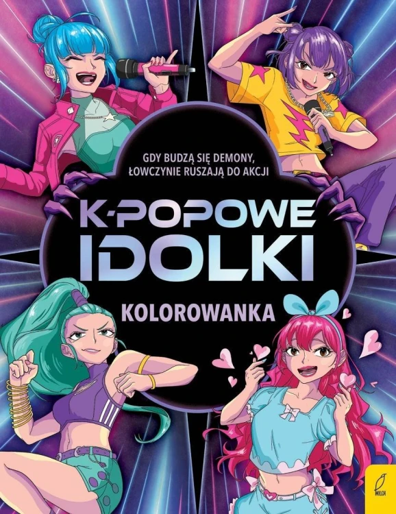 K-popowe idolki. Kolorowanka, praca zbiorowa