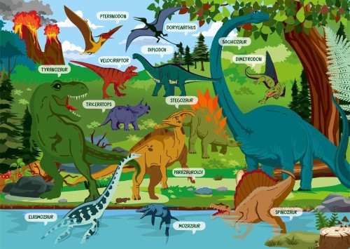 Podkładka na biurko - Dinozaury, Henry