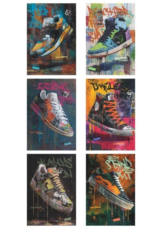 Zeszyt A4/40K kratka Sneakers (10szt) MAR MAR
