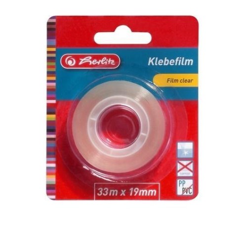 Taśma klejąca 33m/19mm przezroczysta, HERLITZ