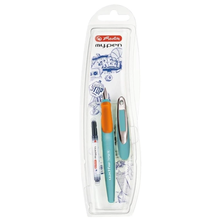 Pióro wieczne My.Pen M turkus/pomarańcz, HERLITZ