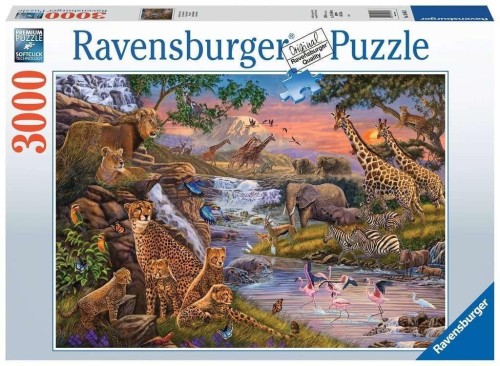 Puzzle 3000 Królestwo zwięrząt, Ravensburger