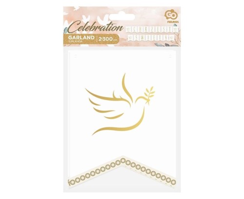 Girlanda Chrzest Święty flagi 13.5x17.5