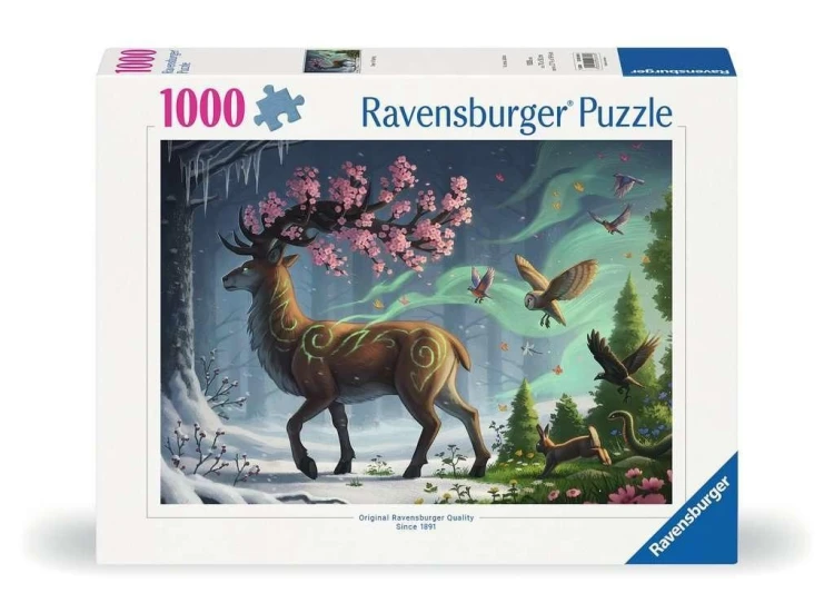 Puzzle 1000 Wiosenny jeleń, Ravensburger