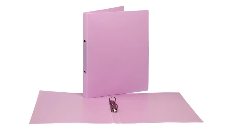 Segregator A4 PP 2cm 2R pastel różowy, Biurfol
