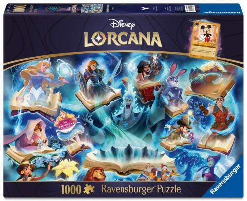 Puzzle 2D: Lorcana Sapphire 1000el, Ravensburger