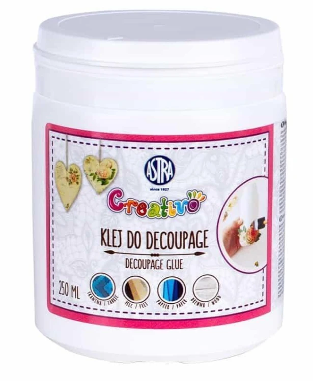 Klej do decoupage Creativo PVA 250ml ASTRA