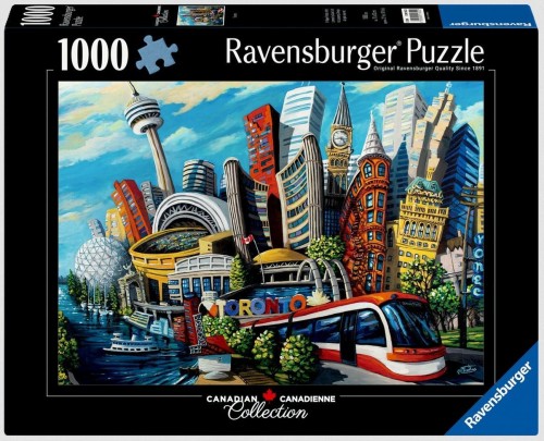 Puzzle 2D 1000 Toronto, Ravensburger