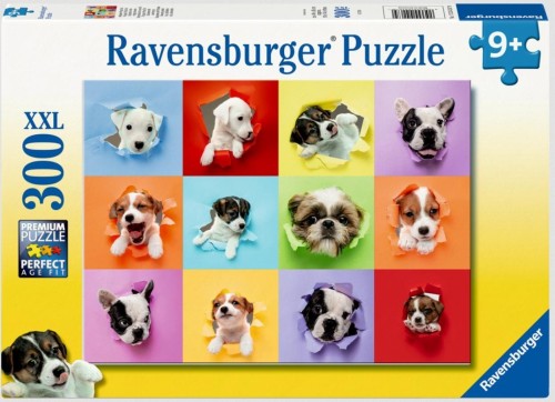 Puzzle 300 2D Pieski, Ravensburger