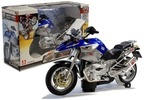 Motocykl na baterie światło dźwięk, Leantoys