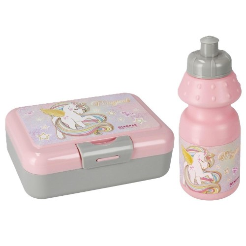 Bidon 350ml + pudełko śniadaniowe Unicorn, STARPAK
