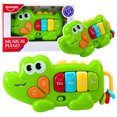 Pianino interaktywne Krokodyl, Leantoys
