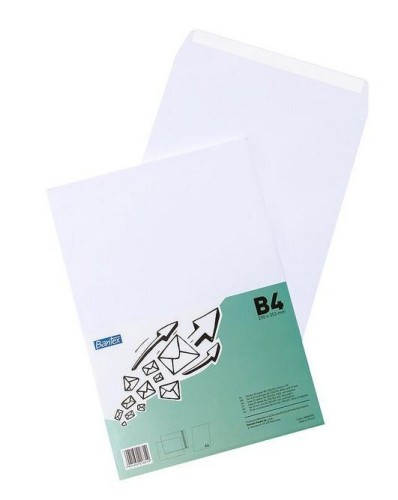 Koperta biała B4 35,3x25cm 25szt BANTEX, Bantex