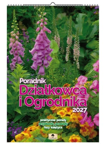 Kalendarz 2027 A3 ścienny poradnik działkowca