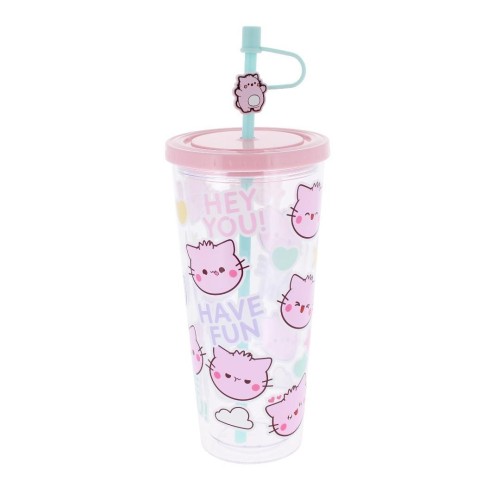Pembe kubek z rurką 700ml, Blueprint