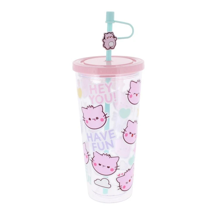 Pembe kubek z rurką 700ml, Blueprint