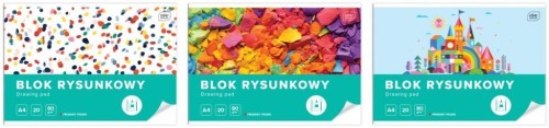 Blok rysunkowy A4/20K (10szt), INTERDRUK