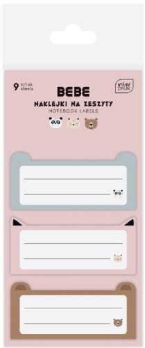 Naklejki na zeszyt BB Friend Girl 9szt, INTERDRUK
