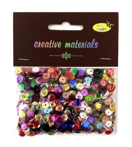 Cekiny metaliczne 6mm 20g, Galeria Hobby