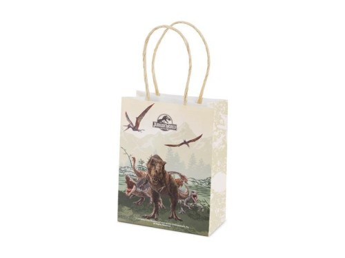 Torebki papierowe Jurassic World 12x15.5x6 6szt