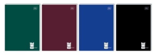 Brulion A4/96k linia One Color (5szt), INTERDRUK