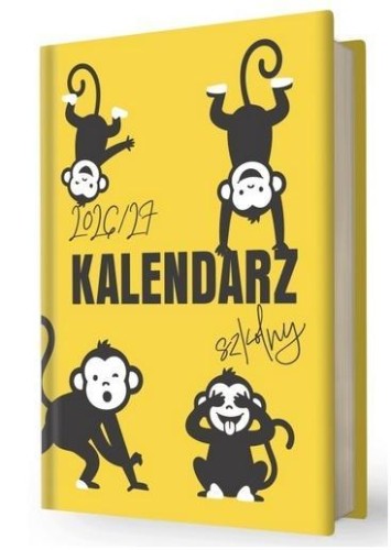 Kalendarz 2026/27 szkolny tygodniowy Małpki