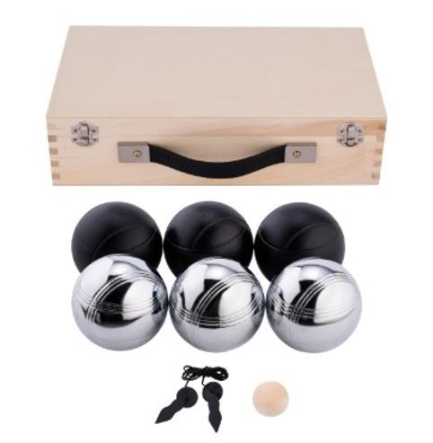 Zestaw do gry w bule - 6 kul metalowych, Quint