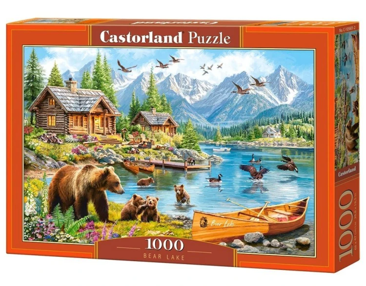 Puzzle 1000 Bear Lake CASTOR, Castorland