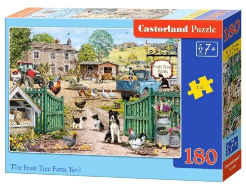 Puzzle 180 The Fruit Tree Farm Yard CASTOR